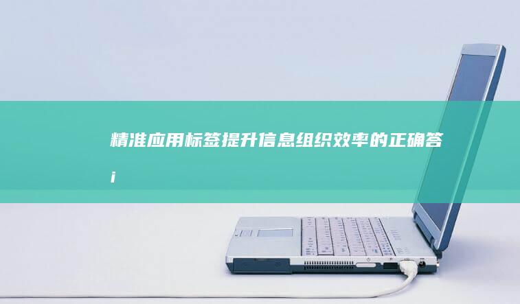 精准应用标签：提升信息组织效率的正确答案